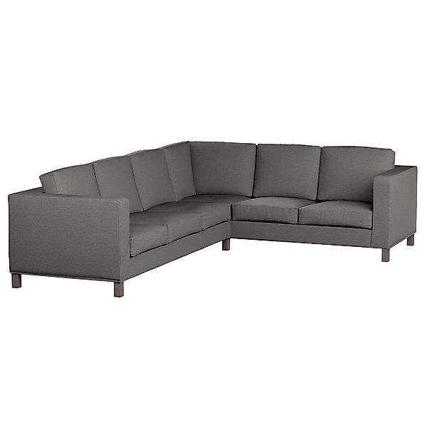 Bezug für Karlanda Sofa Ecke links, dunkelgrau, 36cm x 30cm x 50cm, Edinbur günstig online kaufen