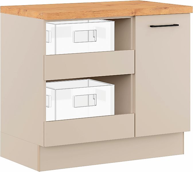 IMPULS KÜCHEN Mehrzweckschrank-Set "Warschau", (4 St.), Vielfältige Variant günstig online kaufen