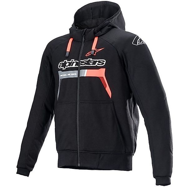 Alpinestars Motorradjacke Alpinestars Chrome Ignition Hoodie schwarz / rot- günstig online kaufen