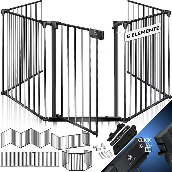 KESSER Ofenschutzgitter, Kaminschutzgitter mit Tür Metall günstig online kaufen