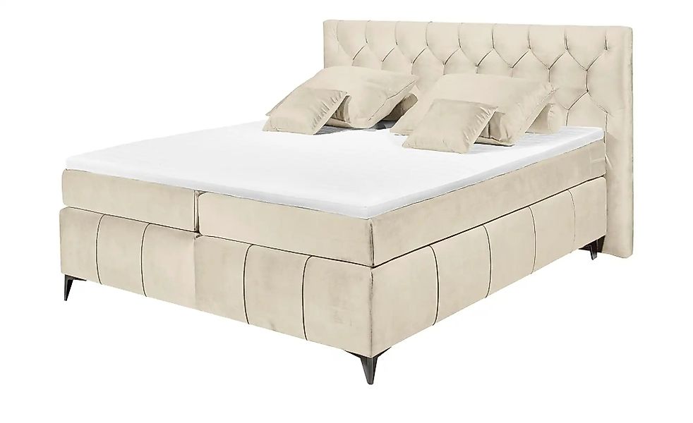 meinBett Boxspringbett  Pembroke ¦ creme ¦ Maße (cm): B: 200 H: 121 Betten günstig online kaufen