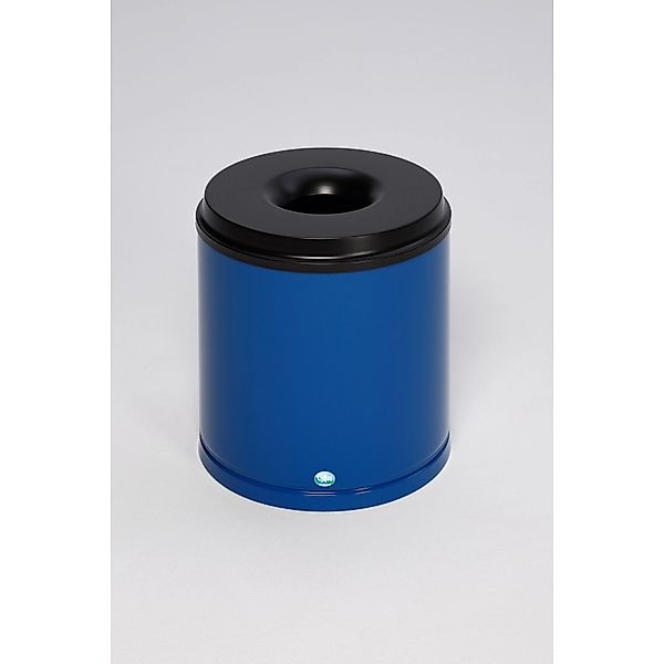 PROREGAL Selbstlöschender Papierkorb 30 Liter HxBxT 40 x 37 x 37 cm Verzink günstig online kaufen