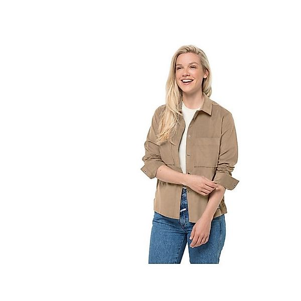 Jack Wolfskin Rundhalsshirt Rundkragen Langarmshirt für Damen in beige (1-t günstig online kaufen