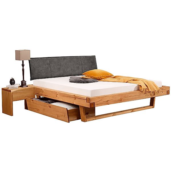 Schlafzimmer Set 5-teilig mit Massivholzbett 160x200cm, Kiefer massiv eiche günstig online kaufen