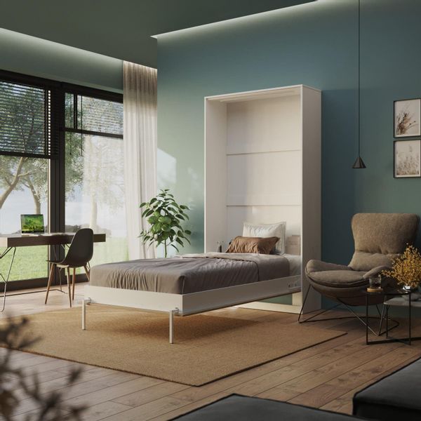 HeimLiving Schrankbett Classico 100/140/160x200 cm Vertikal günstig online kaufen