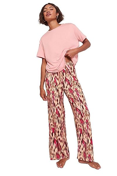 Friends Like These Pyjama Friends Like Thise Schlafanzug mit weitem Bein (2 günstig online kaufen