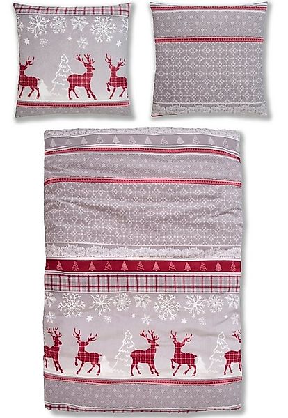 OTTO home Bettwäsche Chrissy in Gr. 135x200 oder 155x220 cm, ideal für Weih günstig online kaufen
