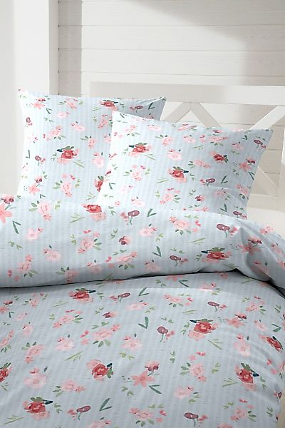 Primera Bettwäsche "English Romance" 2 Stk. tlg. mit zarten Blumen günstig online kaufen