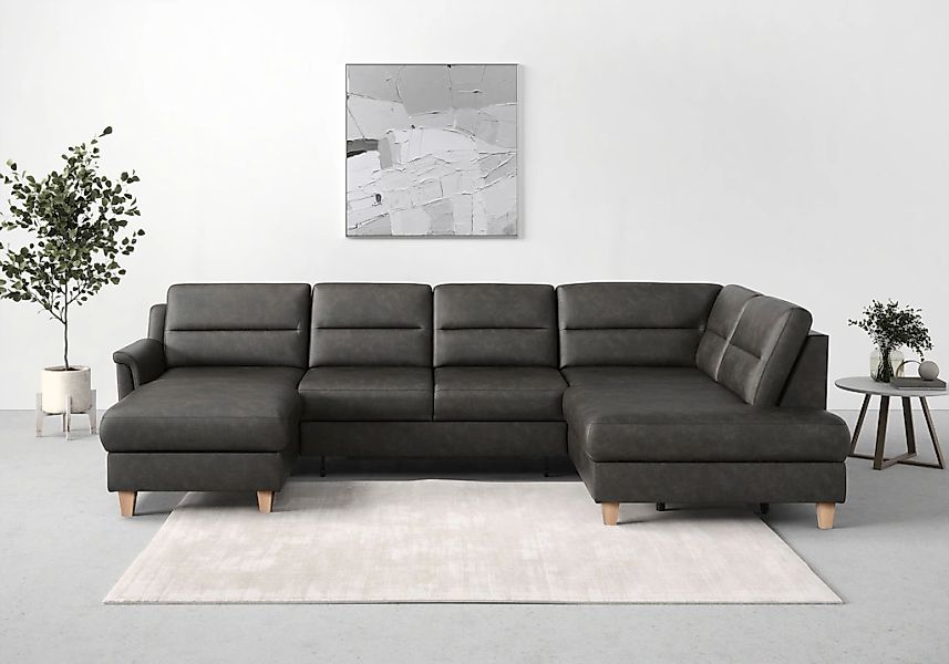 sit&more Wohnlandschaft "Farö U-Form" inklusive Federkern, wahlweise mit Be günstig online kaufen