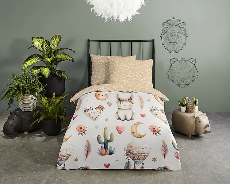 good morning Babybettwäsche »Luz«, Baumwolle, Renforcé, 2 Teilig, Wendeopti günstig online kaufen
