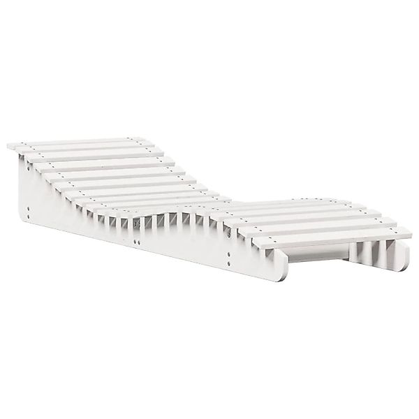 vidaXL Sonnenliege Weiß 205x60x31,5 cm Massivholz Kiefer 832574 günstig online kaufen
