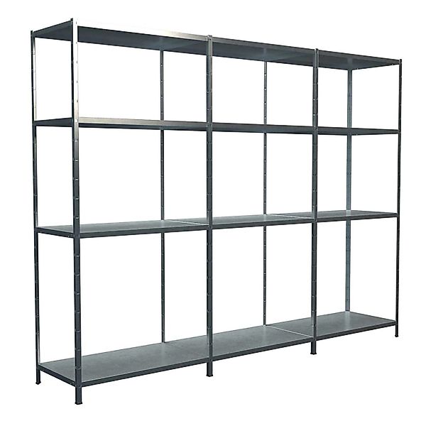 Schulte Steck-Grund- und 2 x Anbauregale 180 cm x 300 cm x 35 cm Verzinkt günstig online kaufen