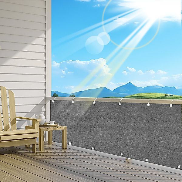 BlingBin Balkonsichtschutz Gartensichtschutznetz, 130 g/m² Zaunschutz, günstig online kaufen