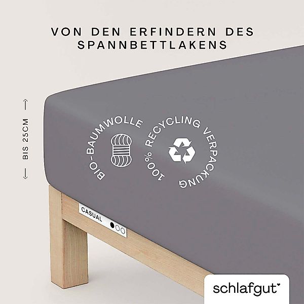 Schlafgut Spannbettlaken CASUAL u.a. in Gr. günstig online kaufen