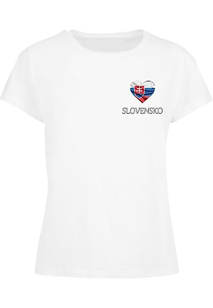 Merchcode T-Shirt "Merchcode Ladies Merchcode Football - Slovakia T-shirt", günstig online kaufen