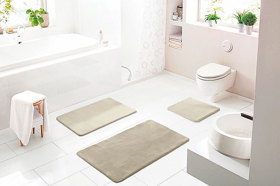 Batex Badematte "Lana" Höhe 27 mm rutschhemmend beschichtet fußbodenheizung günstig online kaufen