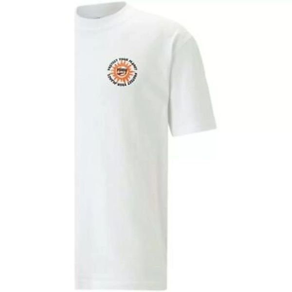 Puma  T-Shirt T-shirt Uomo  539181_downtown_graphic_tee_bianco günstig online kaufen