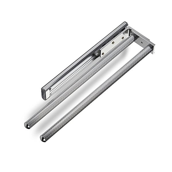 SOTECH Aluminium Handtuchhalter TED 2 Armig 325 bis 487 mm Ausziehbar Drehb günstig online kaufen