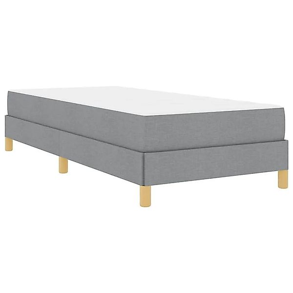 vidaXL Boxspringbett Hellgrau 80 x 200 cm Stoff 3398521 günstig online kaufen