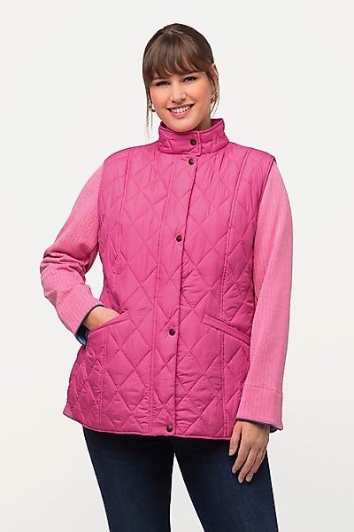 Ulla Popken Steppweste Steppweste Slim Stehkragen günstig online kaufen