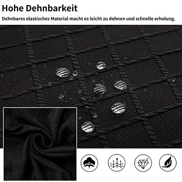 BYSURE Stuhlbezug Stretch Stuhlbezug Jacquard Esszimmerstühlhussen günstig online kaufen