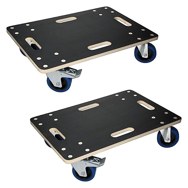 ECD Germany 2Er Set Transportroller mit 2 Feststellbremse 40x60 cm bis 800k günstig online kaufen