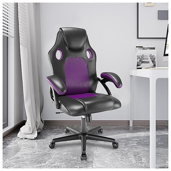 HTI-Living Drehstuhl Bürostuhl Eco Daytona Lila günstig online kaufen