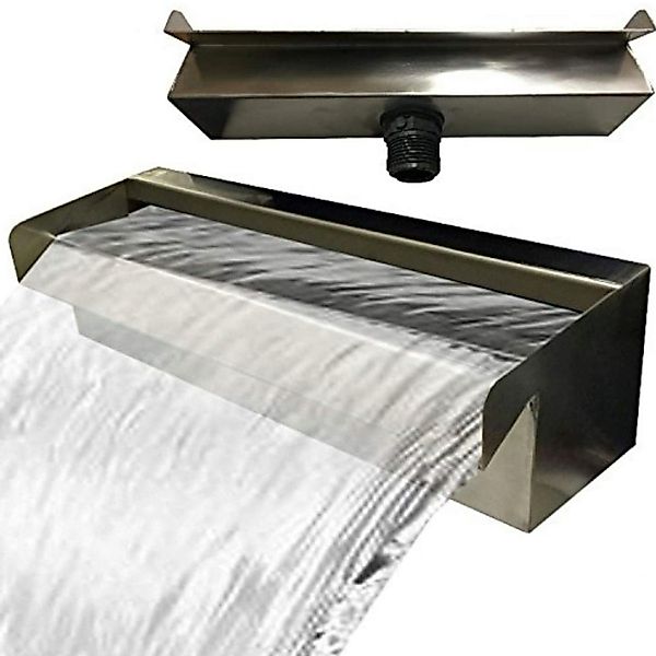Kaminbau Mierzwa Wasserfall Wasserspiel Kaskade, Edelstahl günstig online kaufen