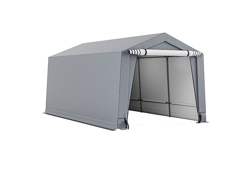 COSTWAY Einzelcarport Garagenzelt, mit Türen, mobile günstig online kaufen