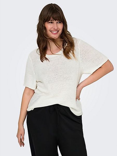 ONLY CARMAKOMA Kurzarmpullover CARSUNNY S/S PULLOVER KNT NOOS günstig online kaufen