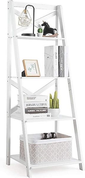 KOMFOTTEU Bücherregal Treppenregal, 1-tlg., für Wohnzimmer,Küche günstig online kaufen