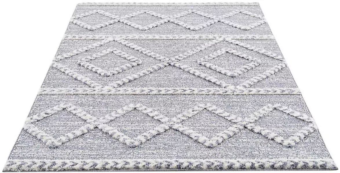 Carpet City Hochflor-Teppich »Focus 3022«, rechteckig günstig online kaufen