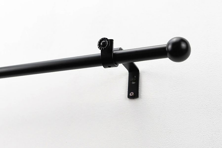 GARESA Gardinenstange "BOLTI mit offenem Träger" Ø 16 mm 1 läufig-läufig Wu günstig online kaufen