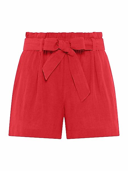 LASCANA Shorts, (mit Bindegürtel), im Paperbag-Stil, Leinenmix, Schlupfhose günstig online kaufen