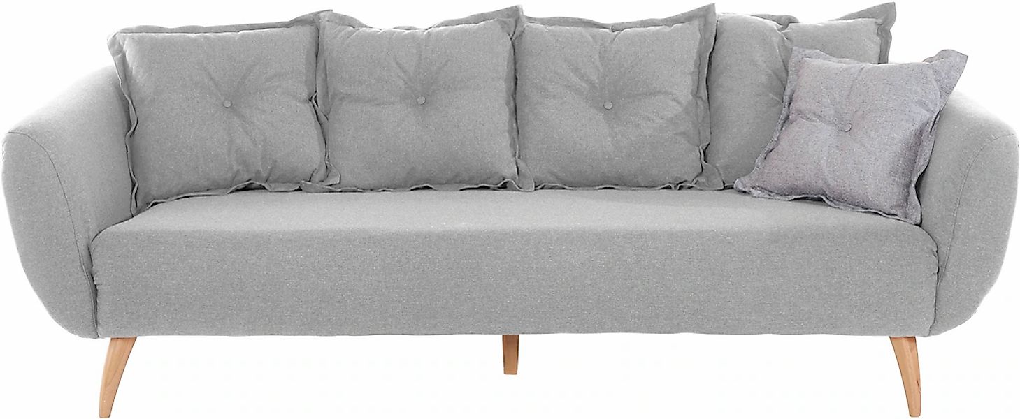 Home affaire 3-Sitzer "Baggio modern und romantisches Design, bequem", Zier günstig online kaufen