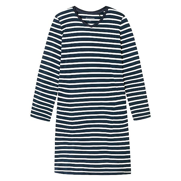 Schiesser Nachthemd Casual Essentials mit seitlichen günstig online kaufen