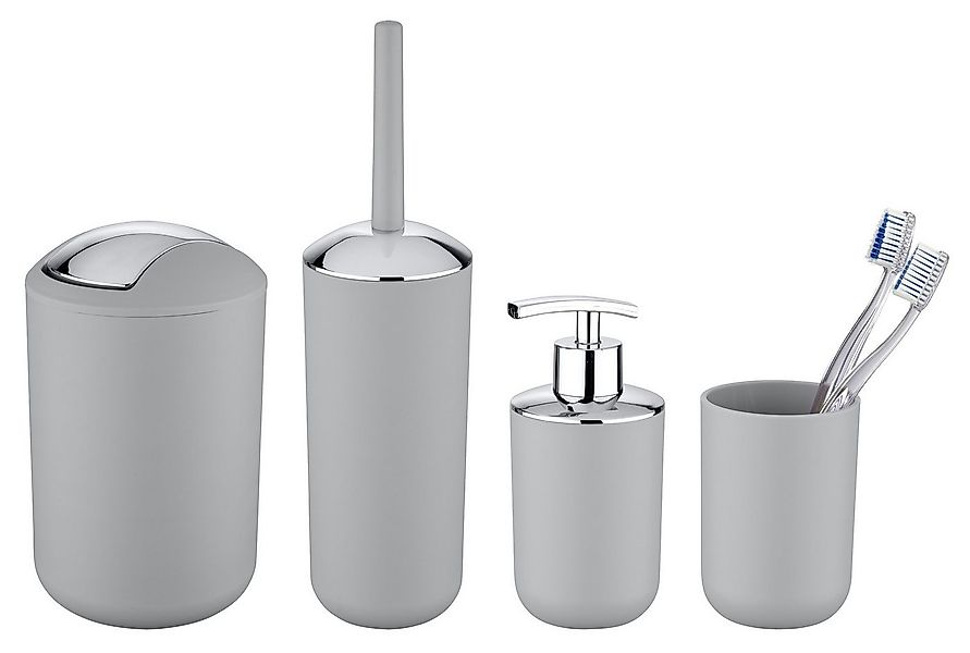 WENKO Badaccessoire-Set Brasil, Set, 4 tlg., Seifenspender, Zahnputzbecher, günstig online kaufen