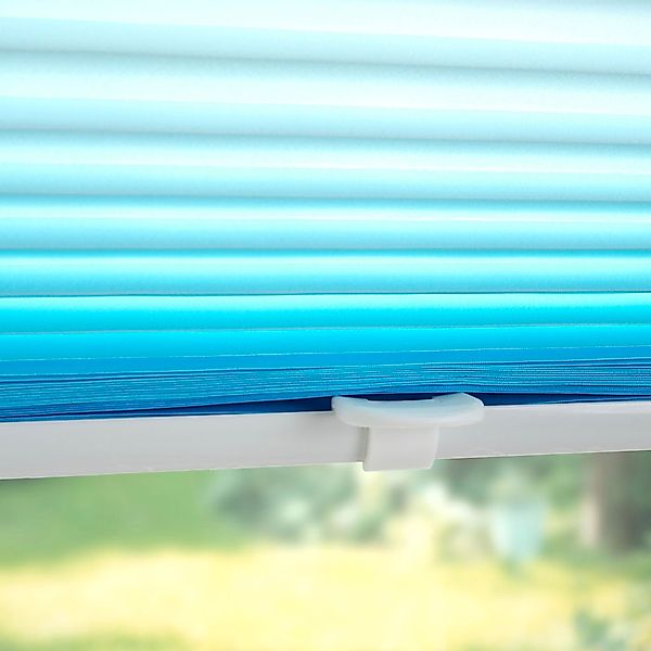 GARESA Plissee »Farbverlauf«, Lichtschutz, ohne Bohren, verspannt, einfache günstig online kaufen