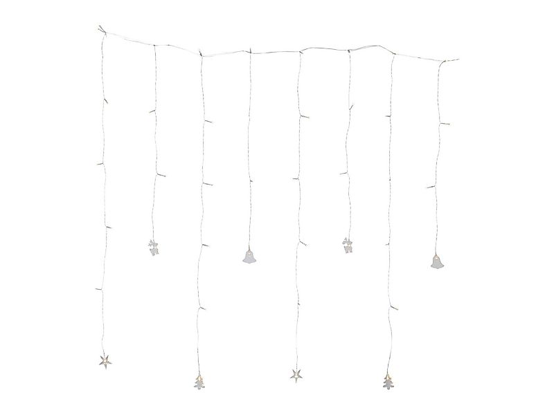 STAR TRADING LED-Lichtervorhang Decy, 40-flammig, Weihnachten 6/18h Timer A günstig online kaufen