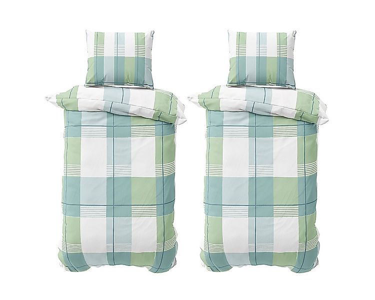 Visaggio Bettwäsche Feinbiber weich und kuschelig Winter Bettbezug, Biber, günstig online kaufen