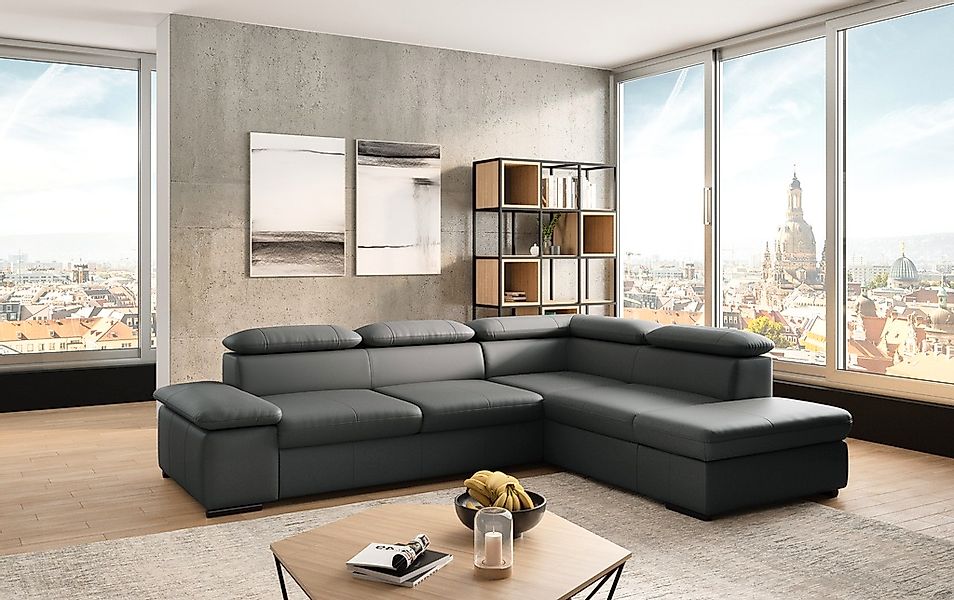 sit&more Ecksofa »Alcudia L-Form«, mit Armteilverstellung, optional Kopftei günstig online kaufen