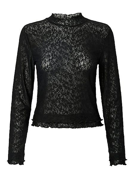 pieces Langarmbluse PCOLLIE LS LACE TOP JRS FSY PP günstig online kaufen
