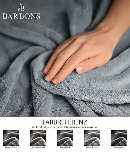 Wohndecke, flauschige Kuscheldecke, weiche Decke, Überwurfdecke, BARBONS, a günstig online kaufen