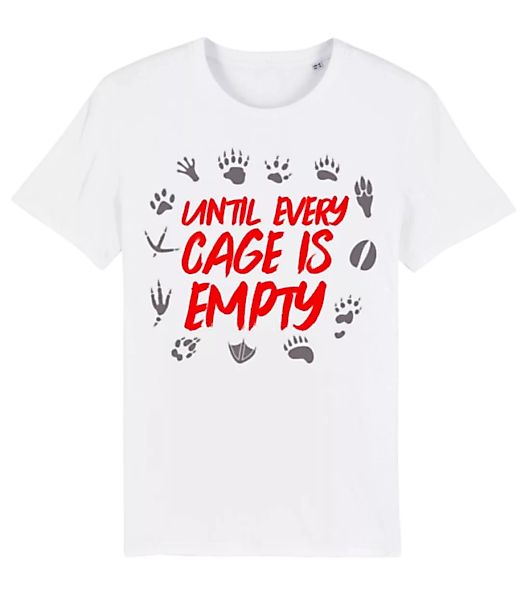 Until Every Cage Is Empty · Männer Bio T-Shirt Stanley Stella 2.0 günstig online kaufen