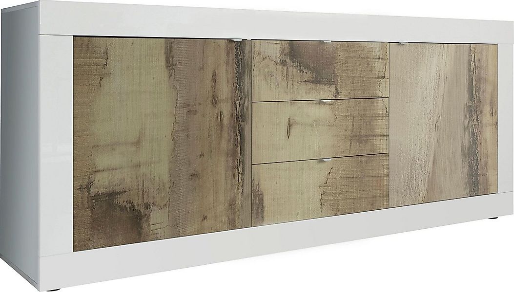 INOSIGN Sideboard Basic Breite 210 cm, Kommode 2 Türen, 3 Schubkästen, Anri günstig online kaufen