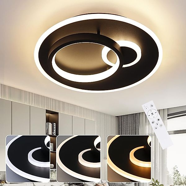 Nettlife LED Deckenleuchte Deckenleuchte Konzentrischer Trizirkel günstig online kaufen