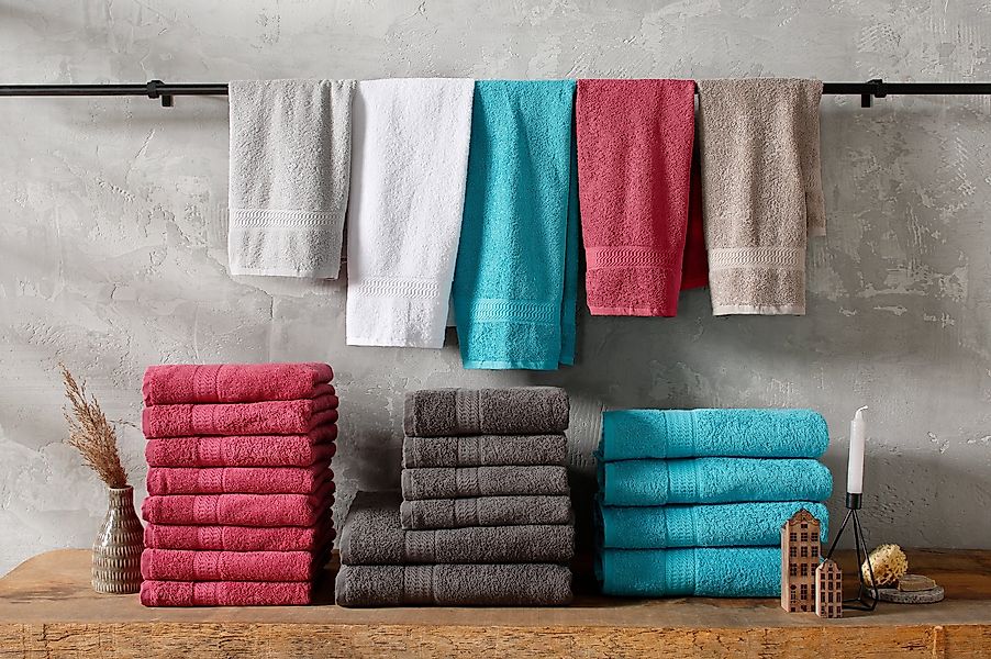 my home Handtücher Juna, als Set günstig online kaufen