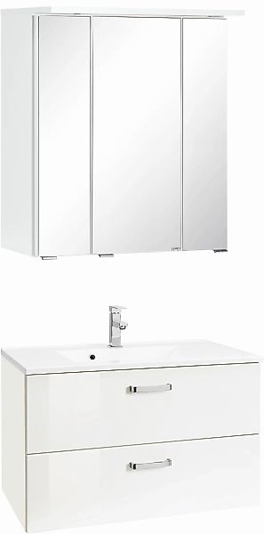 welltime Badmöbel-Set "Ravenna" 2 Stk. tlg. mit Soft-Close Funktion günstig online kaufen