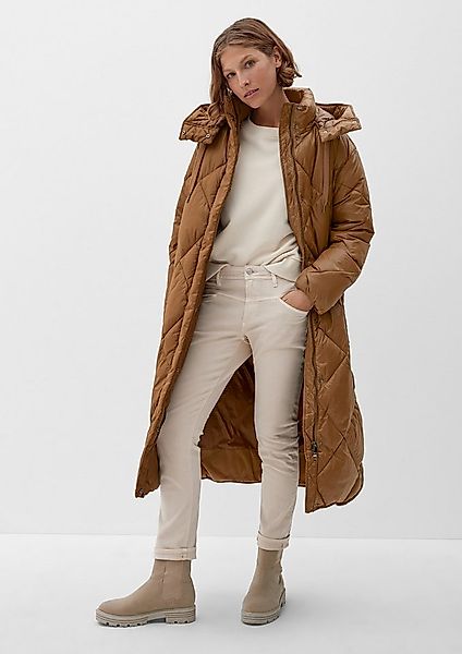 s.Oliver Wintermantel Outdoor-Mantel Steppmantel mit abnehmbarer Kapuze günstig online kaufen