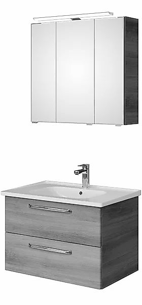 Saphir Badmöbel-Set »Trentino 2-teilig Keramik-Waschtisch, Spiegelschrank m günstig online kaufen